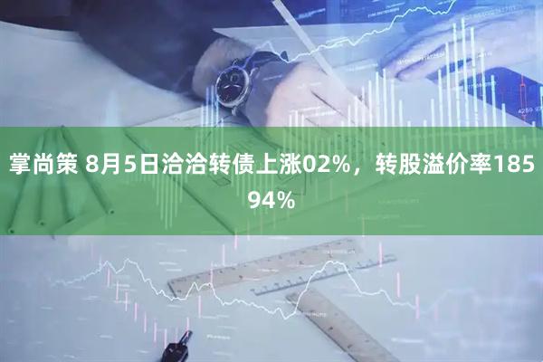 掌尚策 8月5日洽洽转债上涨02%，转股溢价率18594%