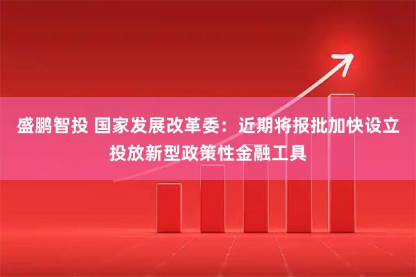 盛鹏智投 国家发展改革委：近期将报批加快设立投放新型政策性金融工具